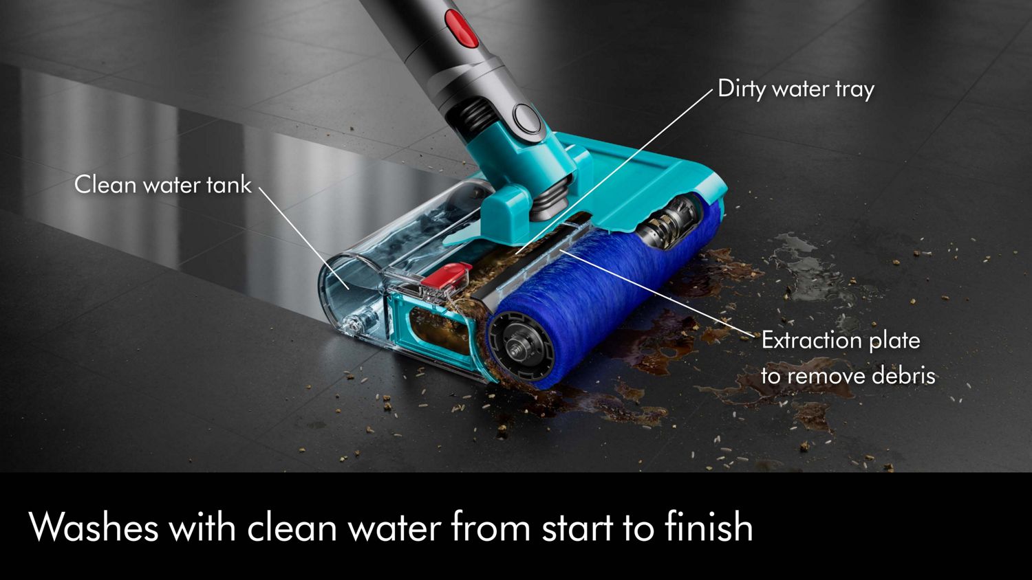 Dyson V15s Detect Submarine Intelligent Wet & Dry Cordless Vacuum Cleaner, Yellow/Nickel