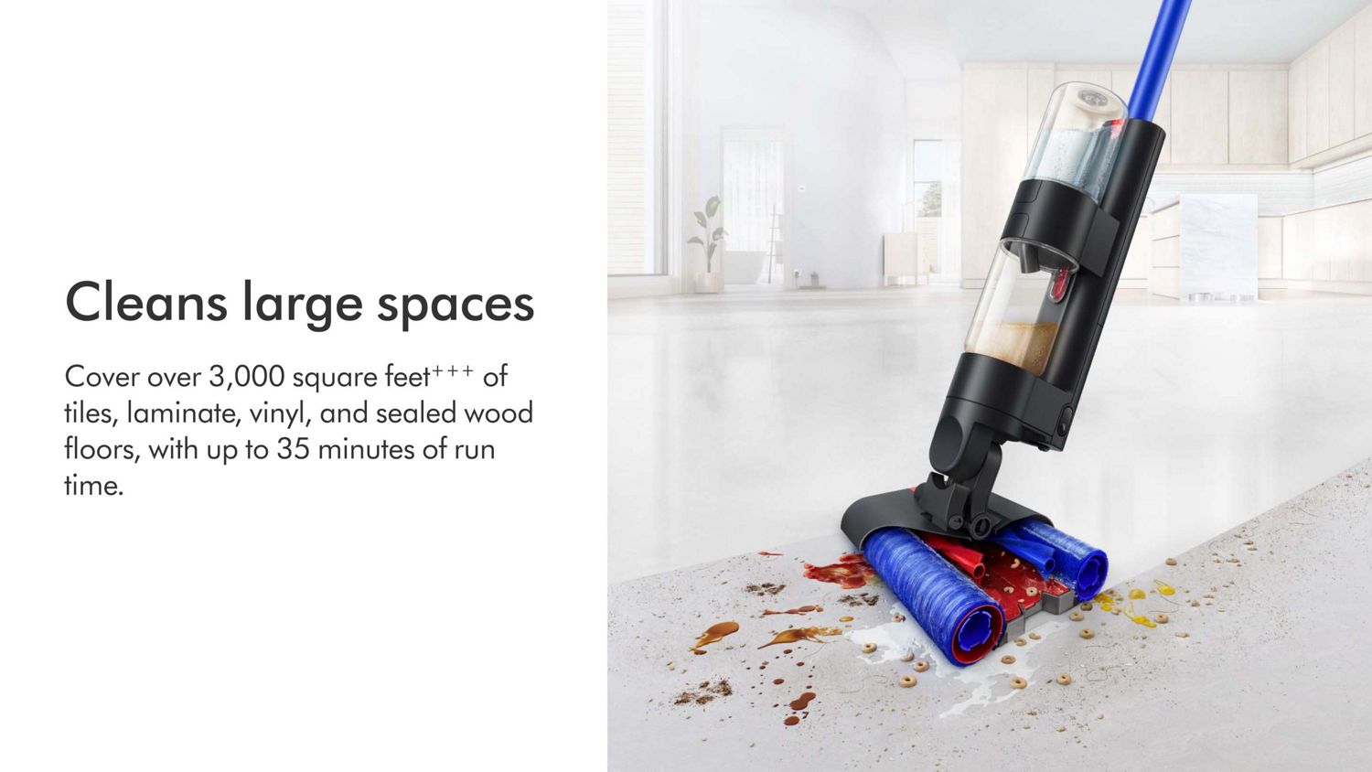 Dyson WashG1 Wet Floor Cleaner for Hygienic Hard Floor Cleaning, Tiles, Laminate, Spills