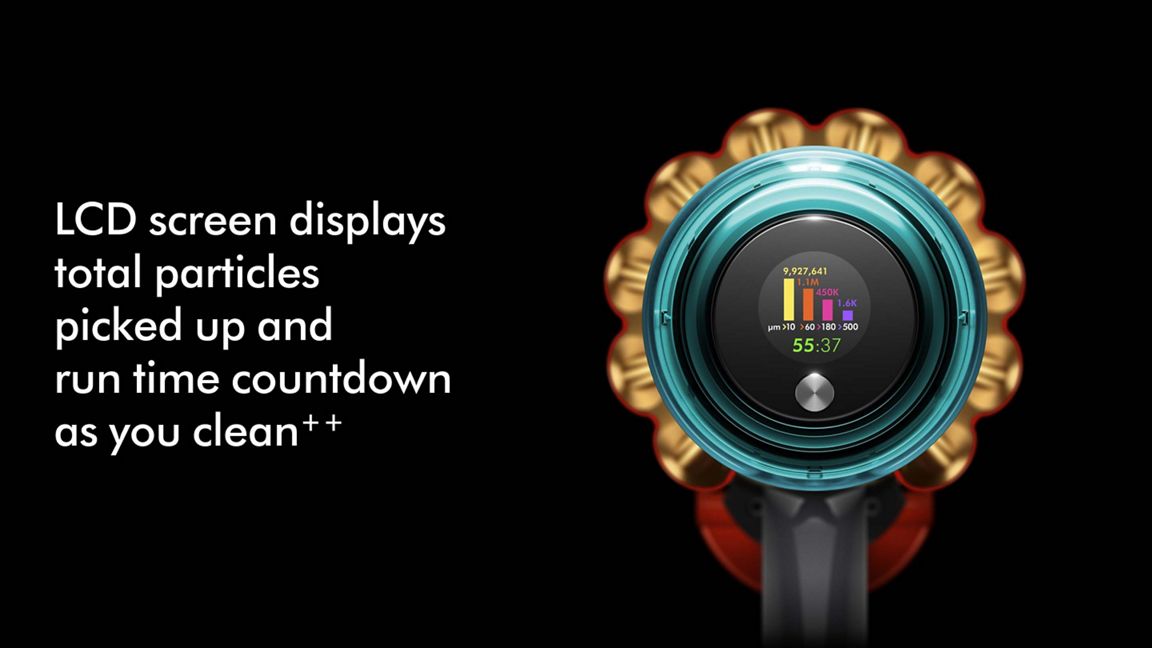 Dyson V15 Detect Absolute HEPA Cordless Stick Vacuum: Laser Dust Detection, Gold