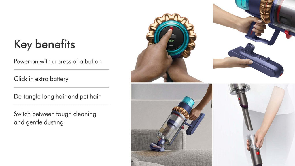 Dyson Gen5outsize Absolute HEPA Cordless Vacuum Cleaner, Prussian Blue/Rich Copper