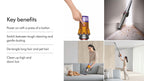 Dyson V12 Detect Slim Yellow/Nickel Cordless Vacuum with Laser Dust Detection