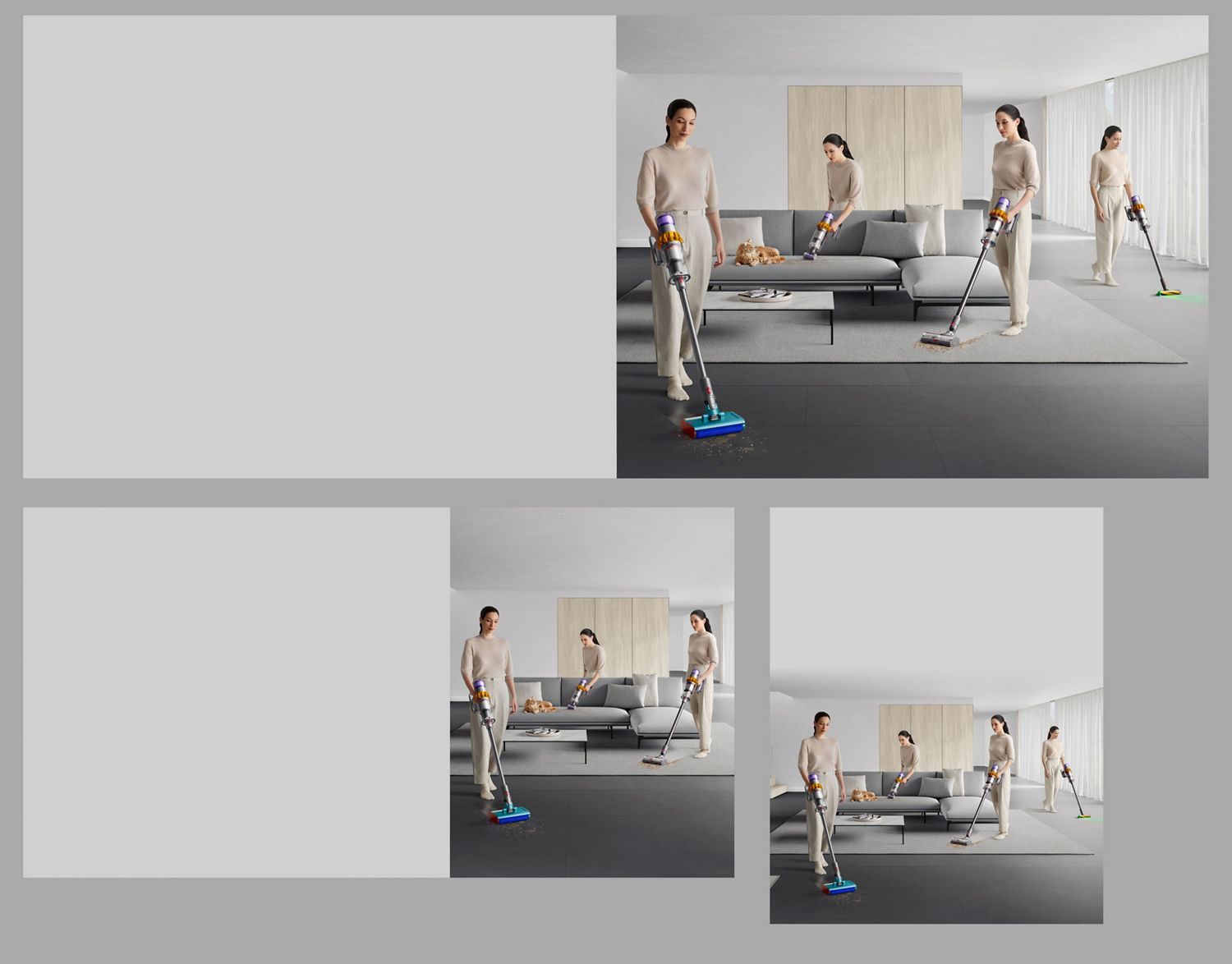 Dyson V15s Detect Submarine Intelligent Wet & Dry Cordless Vacuum Cleaner, Yellow/Nickel