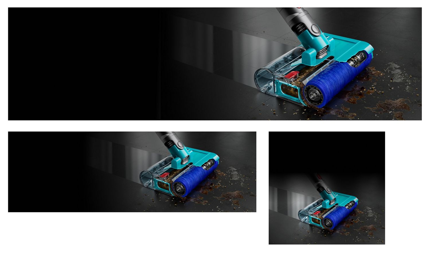 Dyson V15s Detect Submarine Intelligent Wet & Dry Cordless Vacuum Cleaner, Yellow/Nickel