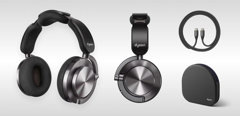 Dyson OnTrac™ ANC Headphones: Premium Comfort, 55-Hour Battery, Black Nickel