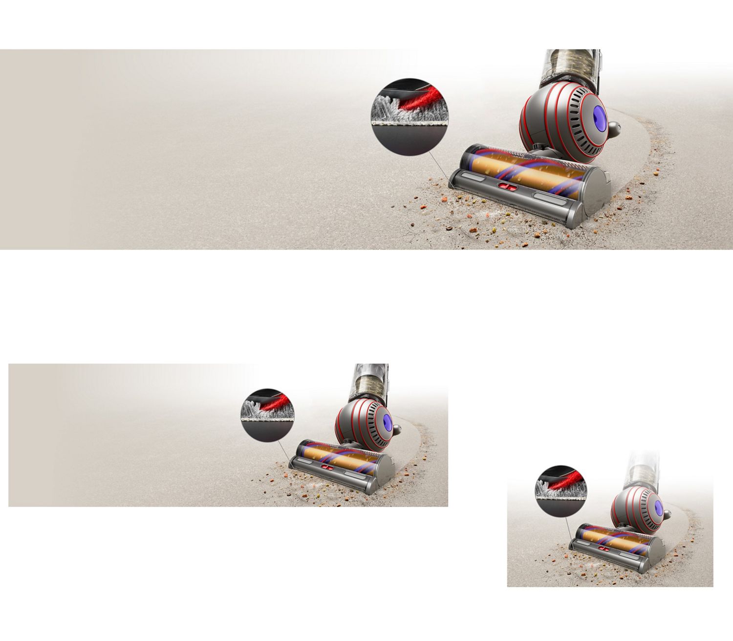 Dyson Ball Animal 3 Complete Gold Upright Vacuum with Powerful De-tangling Technology