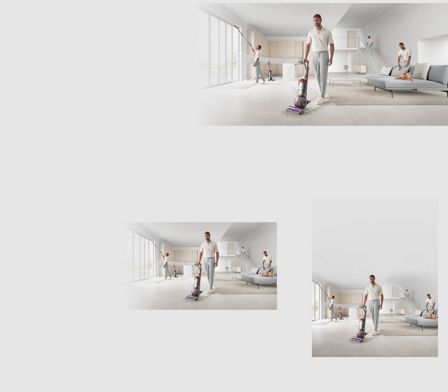 Dyson Ball Animal 3 Complete Gold Upright Vacuum with Powerful De-tangling Technology