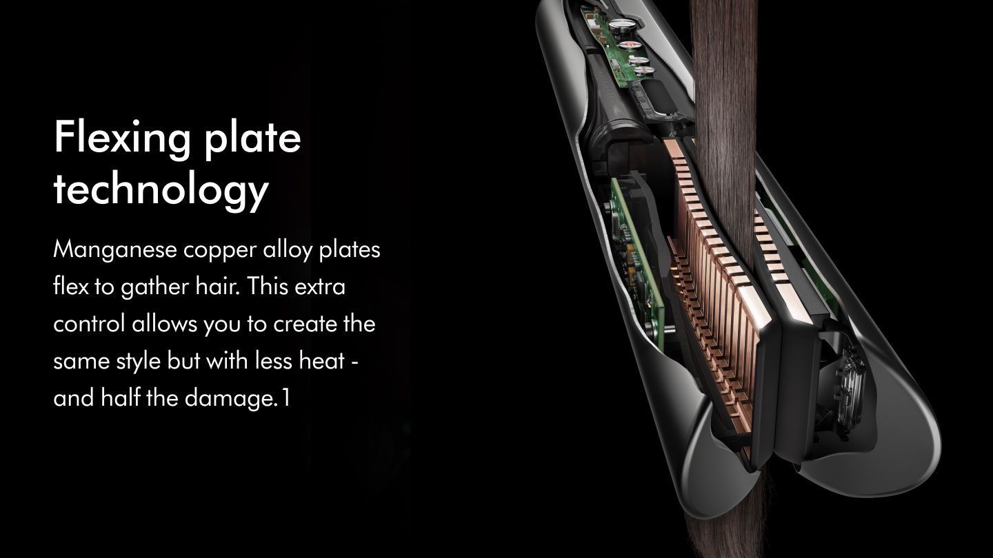 Dyson Corrale Cordless Hair Straightener: Flexing Plates, Less Heat Damage