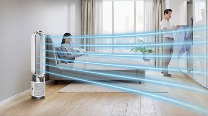 Dyson Purifier Cool PC1: Smart Air Purifier & Cooling Fan, Black/Nickel