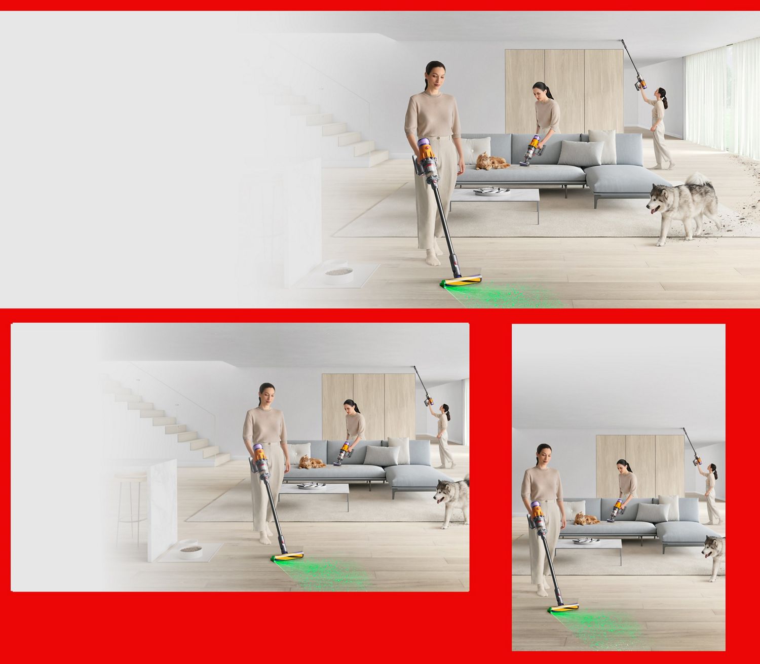 Dyson V12 Detect Slim Yellow/Nickel Cordless Vacuum with Laser Dust Detection