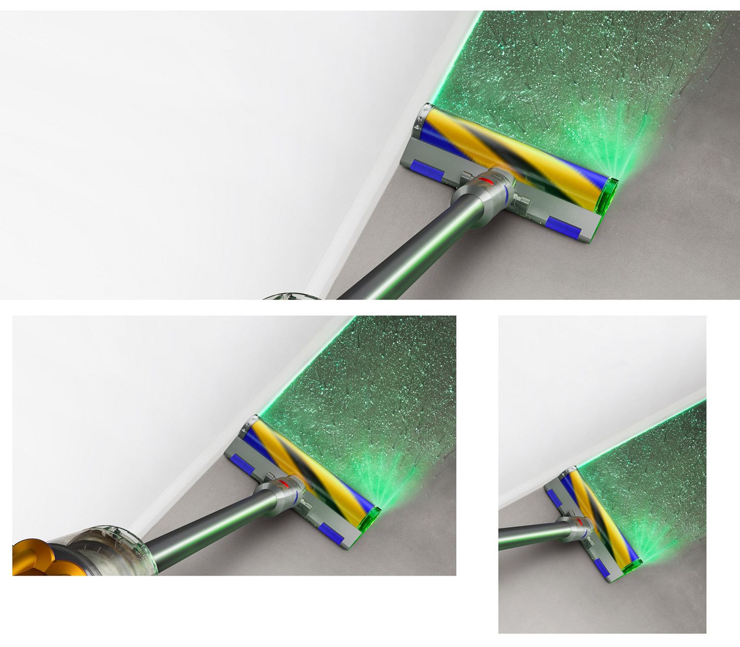 Dyson V12 Detect Slim Yellow/Nickel Cordless Vacuum with Laser Dust Detection