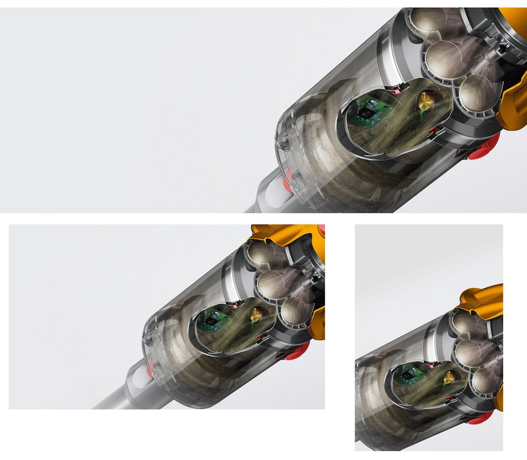 Dyson V12 Detect Slim Yellow/Nickel Cordless Vacuum with Laser Dust Detection