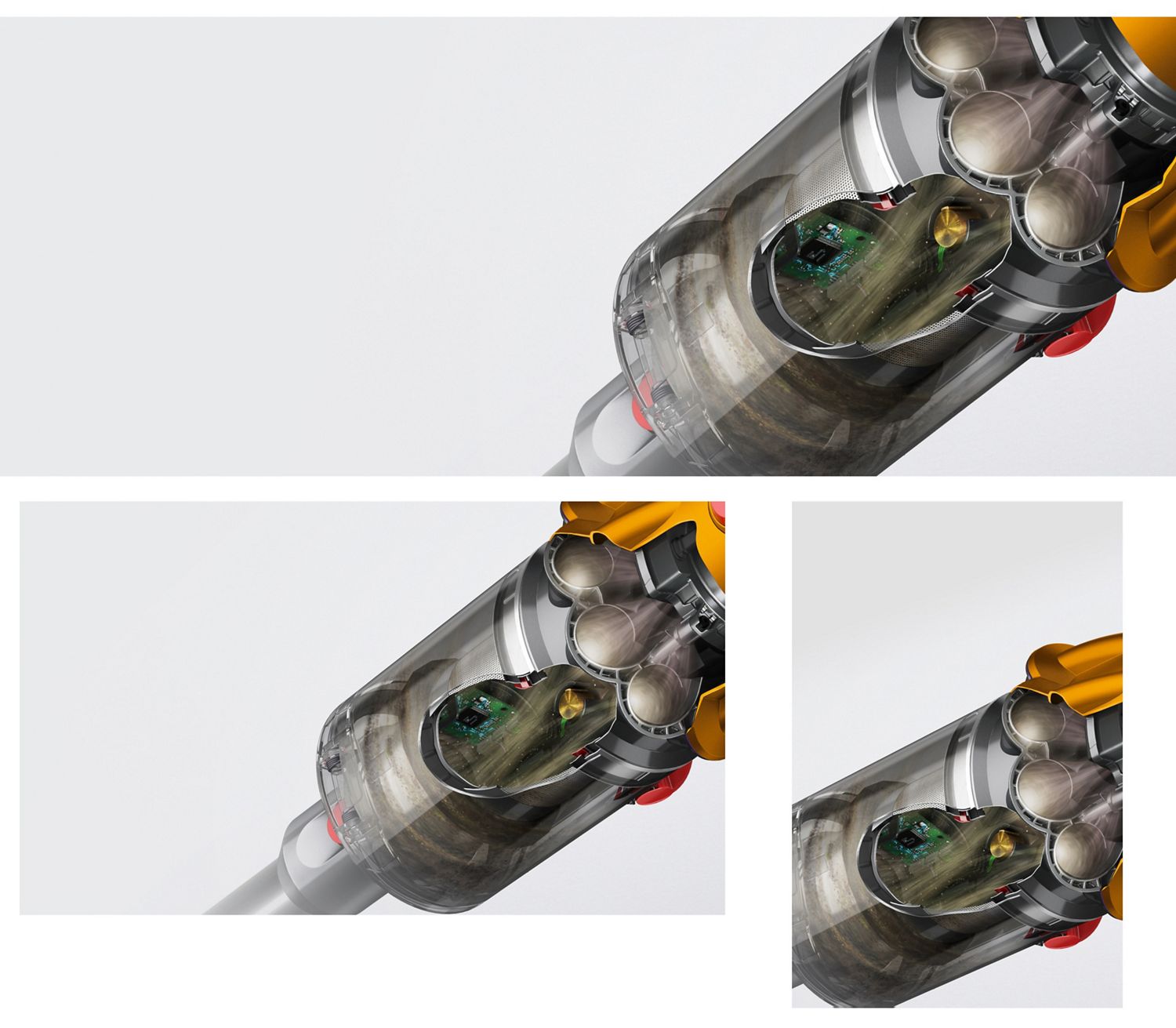 Dyson V12 Detect Slim Yellow/Nickel Cordless Vacuum with Laser Dust Detection