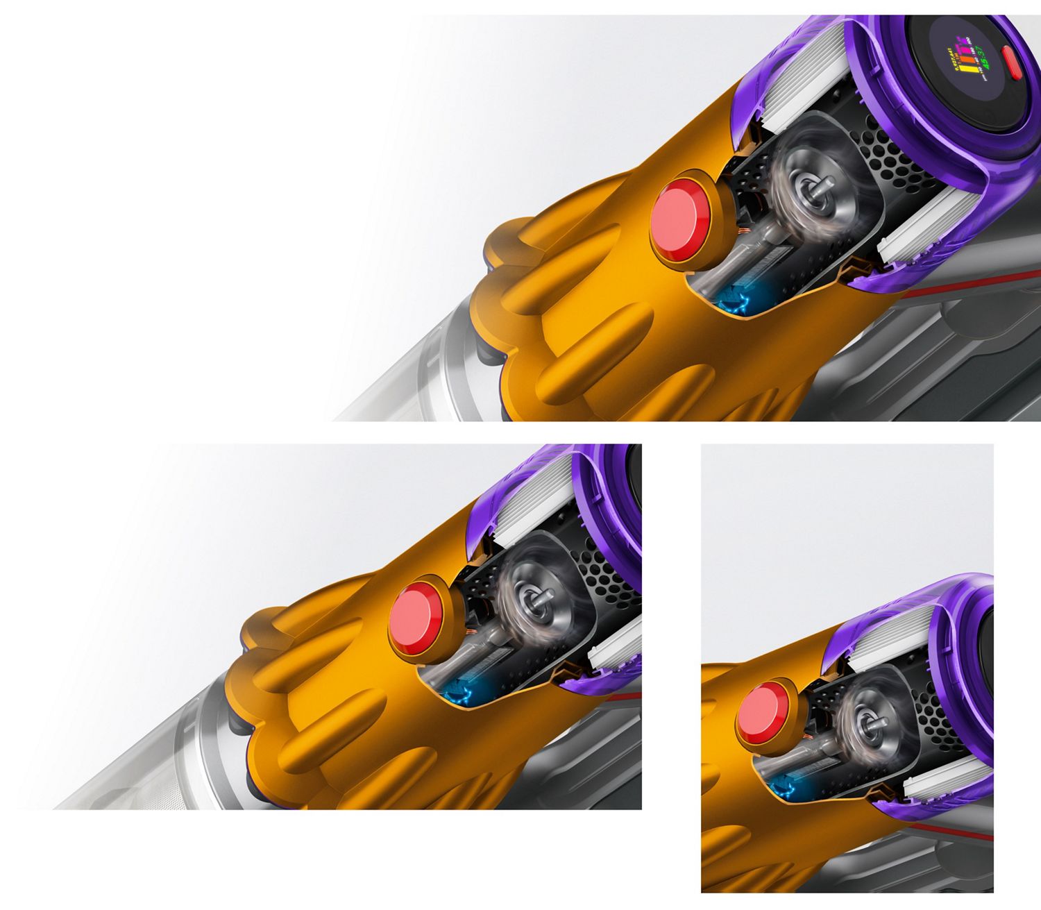 Dyson V12 Detect Slim Yellow/Nickel Cordless Vacuum with Laser Dust Detection