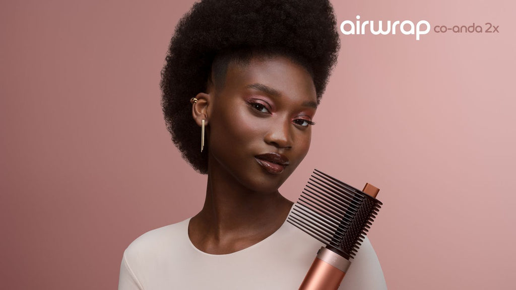 Dyson Airwrap Co-anda2x Multi-Styler: Curly+Coily, Amber Silk for Defined Hair