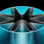 Dyson HushJet Compact Quiet Air Purifier Black/Teal Smart Home Filtration