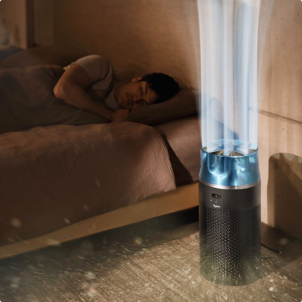 Dyson HushJet Compact Quiet Air Purifier Black/Teal Smart Home Filtration