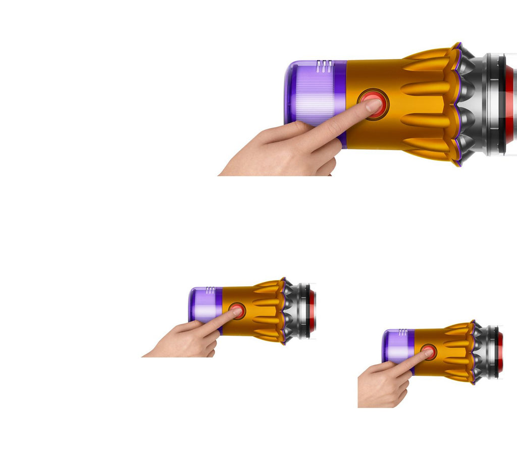 Dyson V12 Detect Slim Yellow/Nickel Cordless Vacuum with Laser Dust Detection